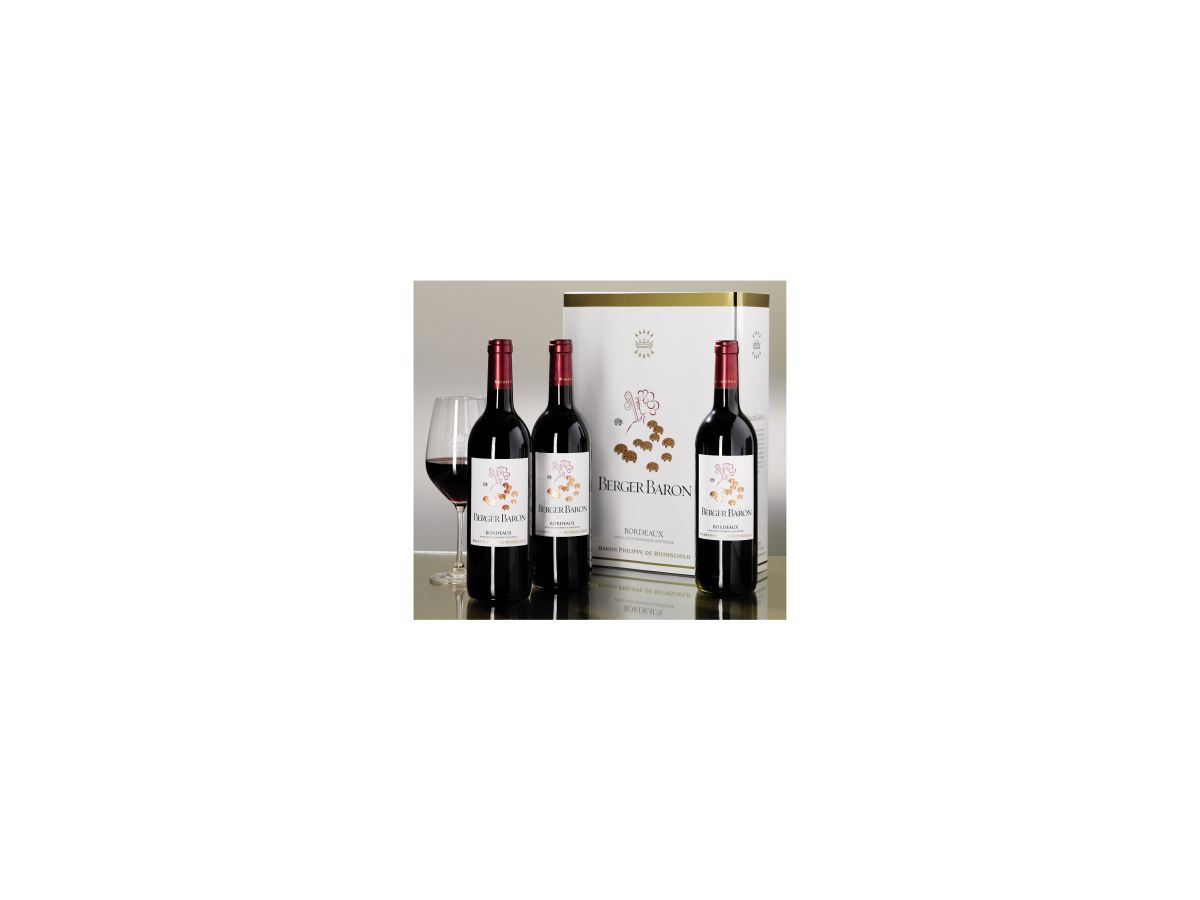 Wein Berger Baron 0,75l rot 3 St./Pack.
