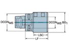 COROMANT Adapter Capto - ISO 9766 C3-391.27-16056