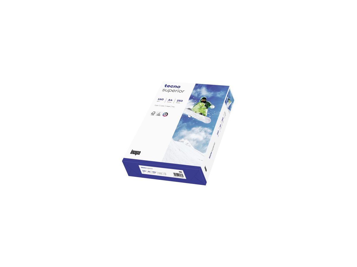 Inapa tecno Kopierpapier Superior 2100011531 A4 160g 250Bl./Pack.