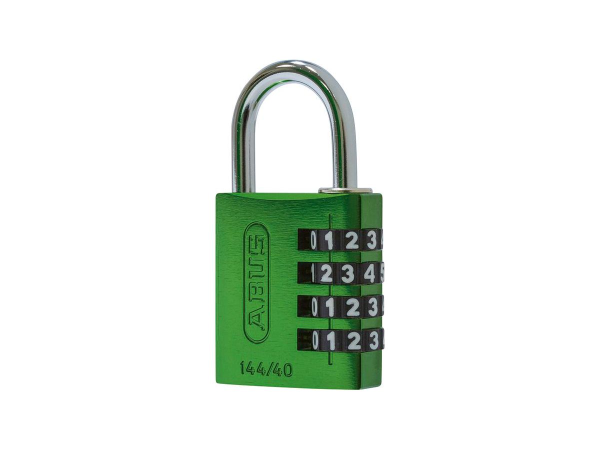 ABUS Zahlen-Hangschloss 144/40 grün Lock-Tag