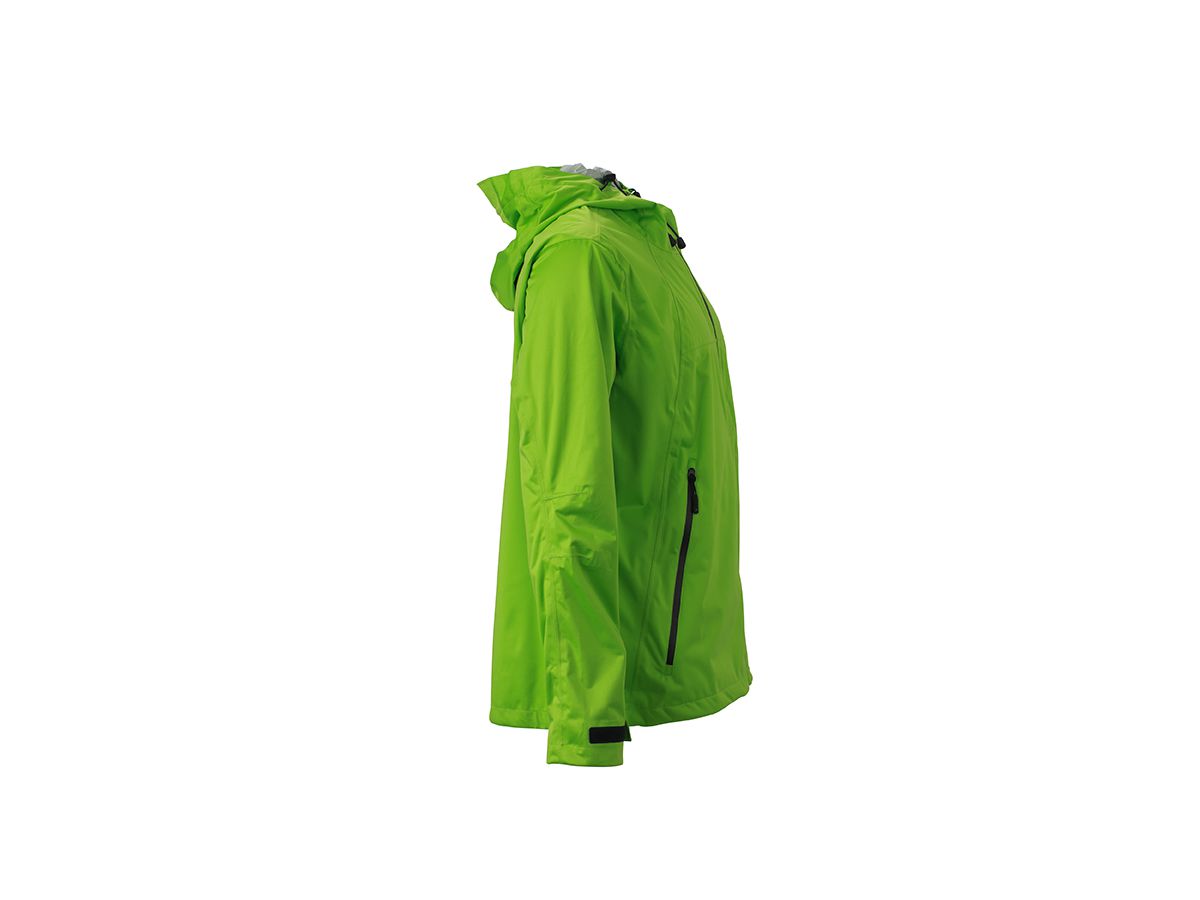 JN Mens Outdoor Jacket JN1098 100%PES, spring-green/iron-grey, Größe S