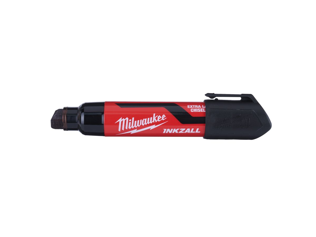 MILWAUKEE INKZALL Permanentmarker Keilspitze XL schwarz