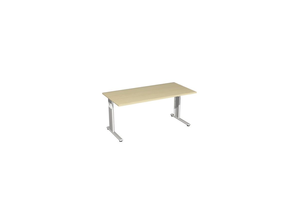 Geramöbel Schreibtisch Lissabon S-617103-AH/SI 160x80cm ahorn/si