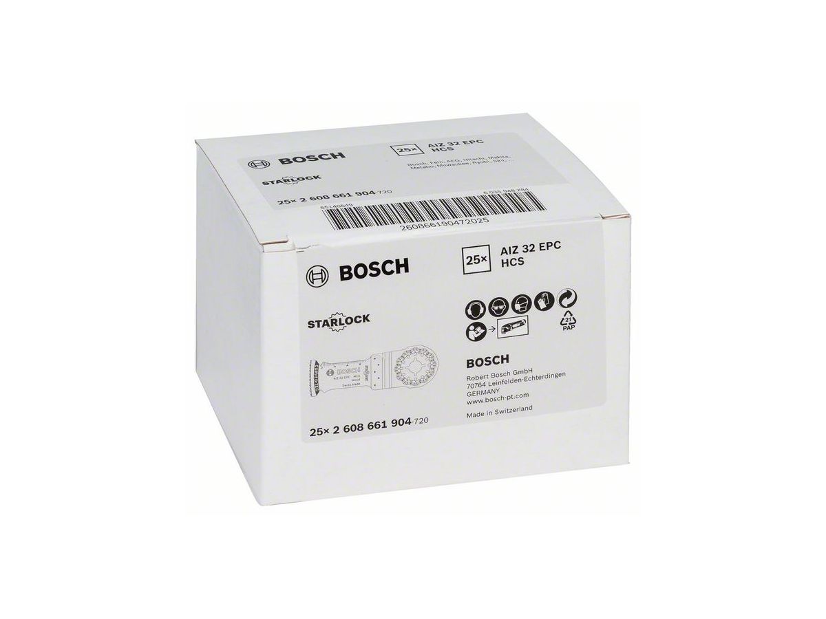 BOSCH Tauchsägeblatt HCS AIZ32 EPC Starlock, VE 25