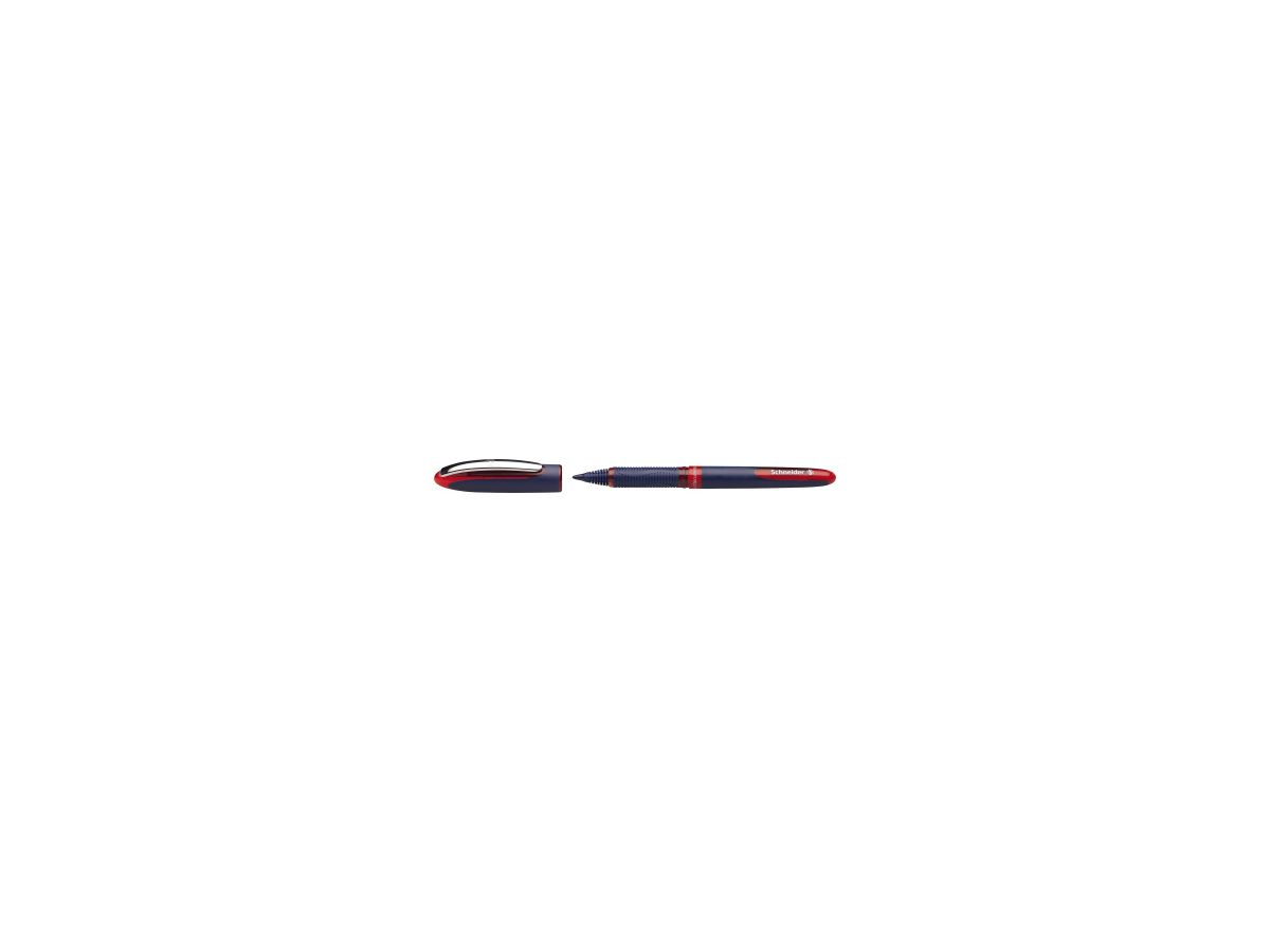 Schneider Tintenroller One Business 0,6mm tiefblau Mine rot