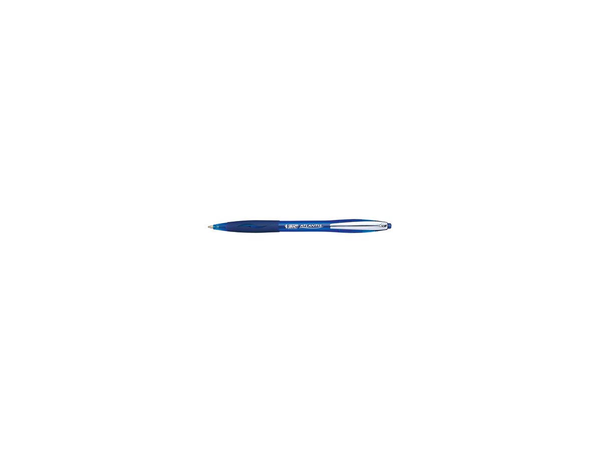 BIC Kugelschreiber ATLANTIS Soft 902132 0,4mm Druckmechanik blau