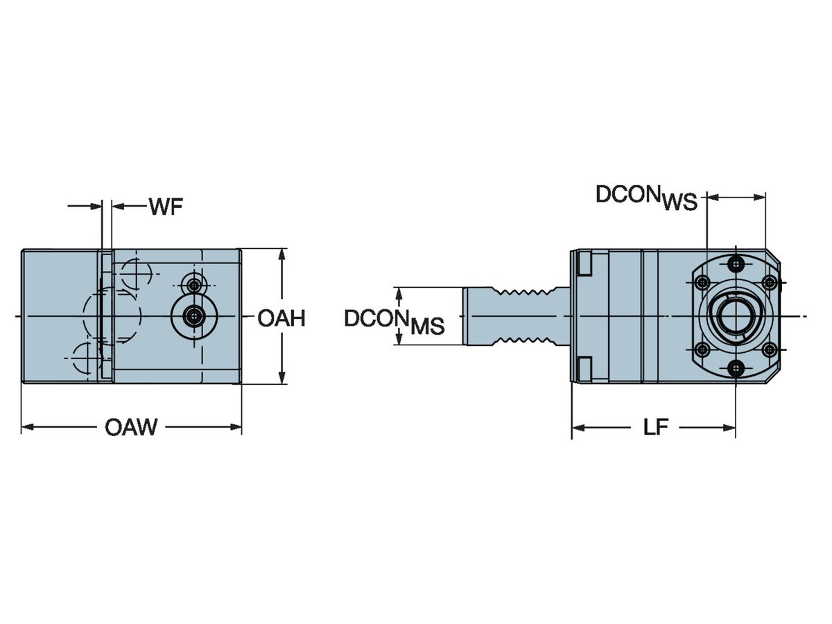 COROMANT Manuelle Spanneinheit für Index Maschinen C3-TRI-IX25A