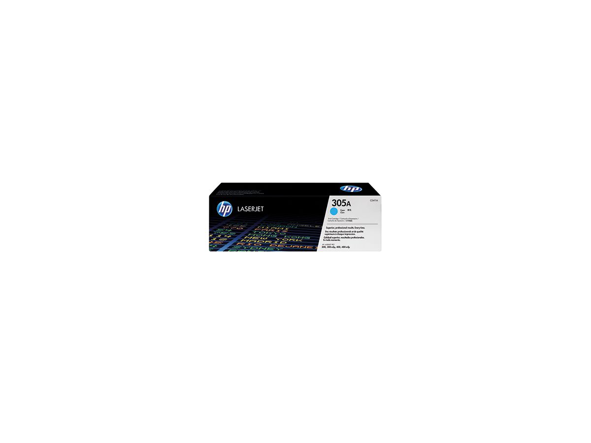 HP Toner CE411A 305A 2.600Seiten cyan