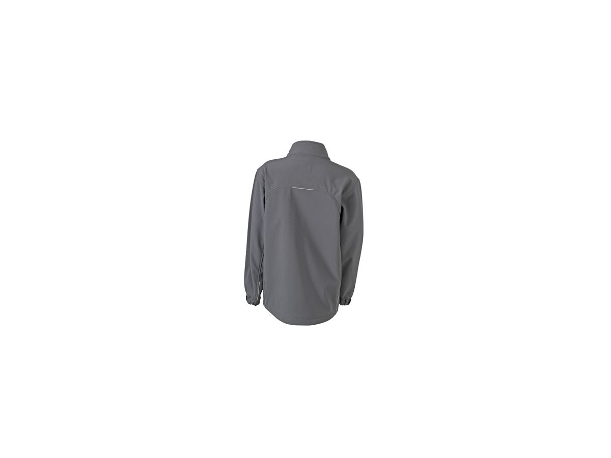 JN Softshell Jacket Junior JN135K 95%PES/5%EL, carbon, Größe XL