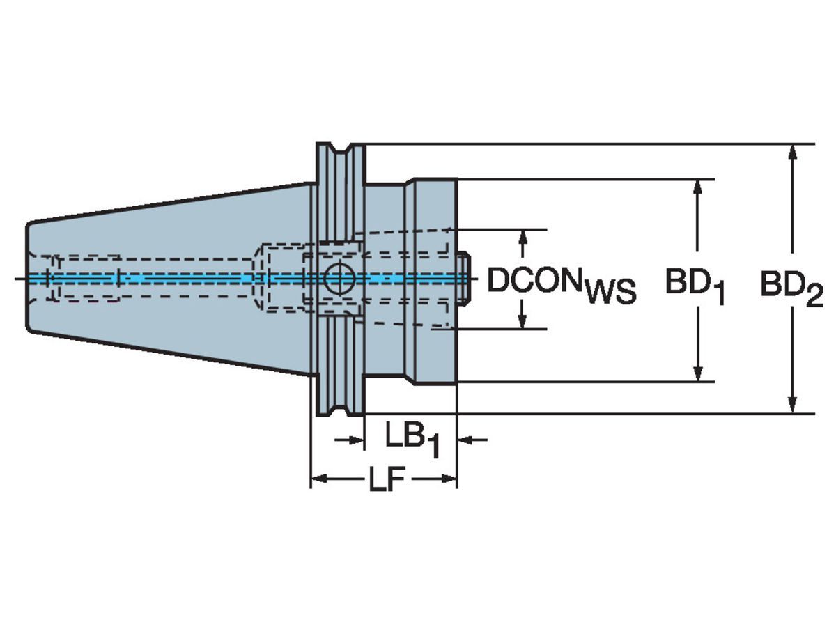 COROMANT CAT-V für Capto Adapter C5-A390.45-40050