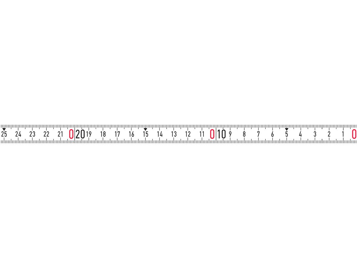 Bandmaß weiß 5mx13mm selbstklebend RNL-SK  BMI