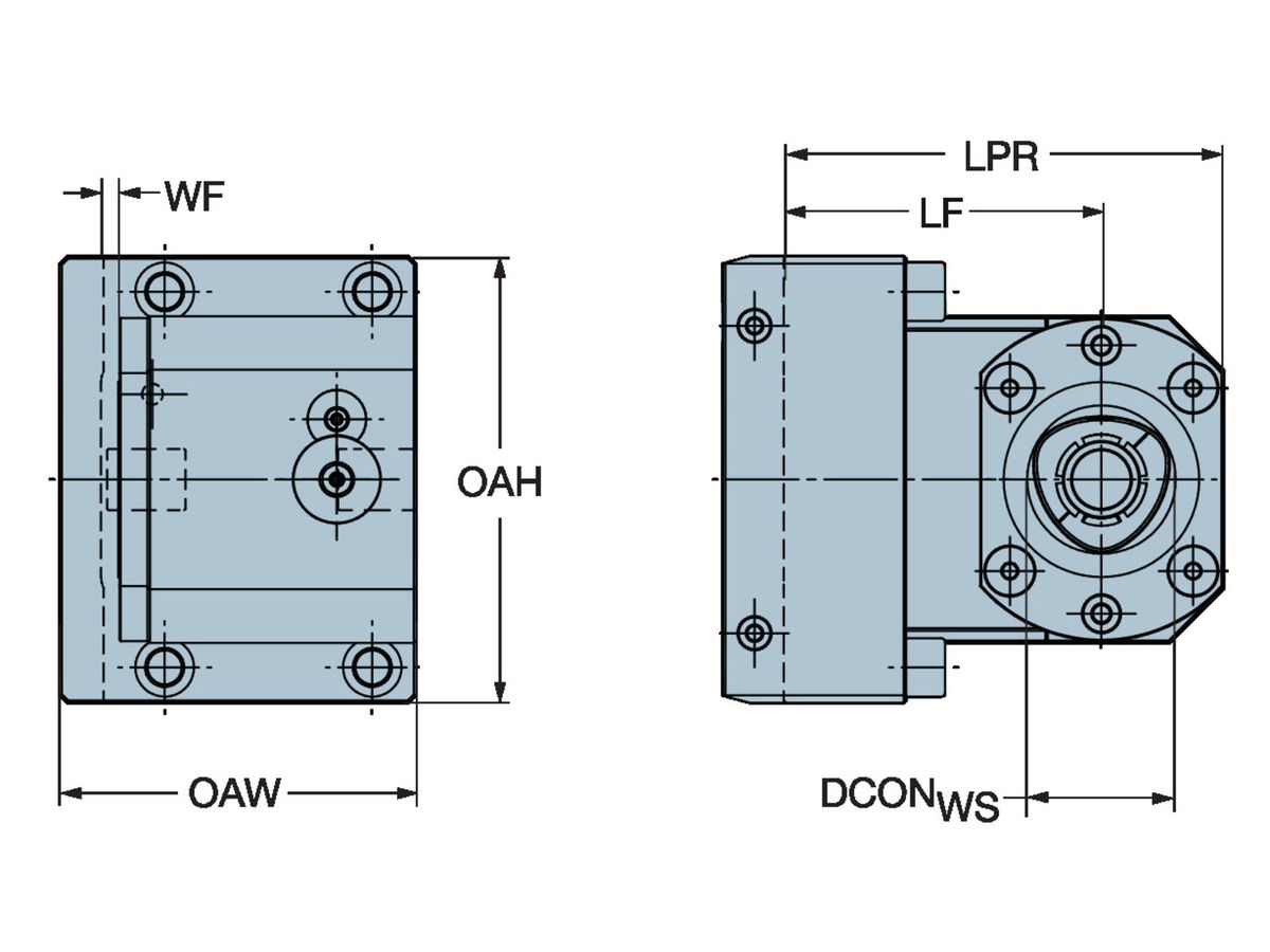 COROMANT Manuelle Spanneinheit für Hyundai WIA Maschinen C8-TLI-HY-A