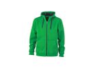 JN Mens Doubleface Jacket JN355 55%PES/45%BW, fern-green/graphite, Gr. L