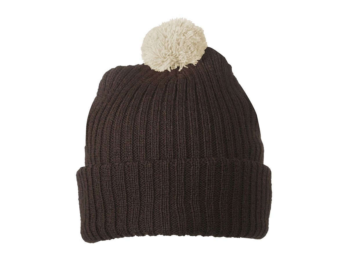 mb Knitted Cap with Pompon MB7540