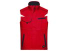 JN Workwear Vest - COLOR - JN850 red/navy, Größe 4XL
