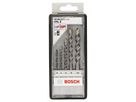 BOSCH Betonbohrer-Robust Line-Set CYL-3, Silver Percussion, 4 - 10 mm, 5-teilig