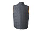 JN Mens Padded Light Weight Vest JN1037 100%PES, carbon/orange, Größe M