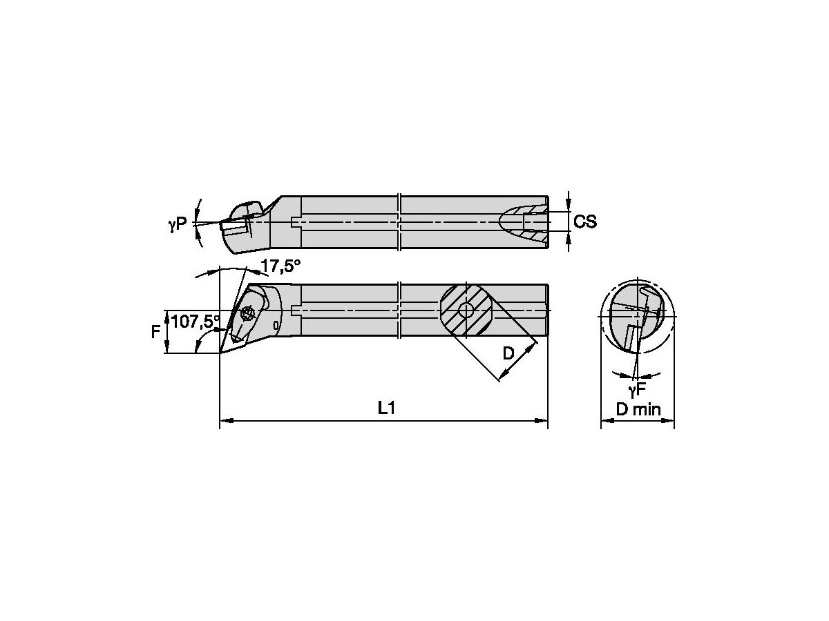 KENNAMETAL Kenclamp D-Klemmung Für negat