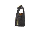 JN Mens Lightweight Vest JN1090 100%PA, black/yellow, Größe M