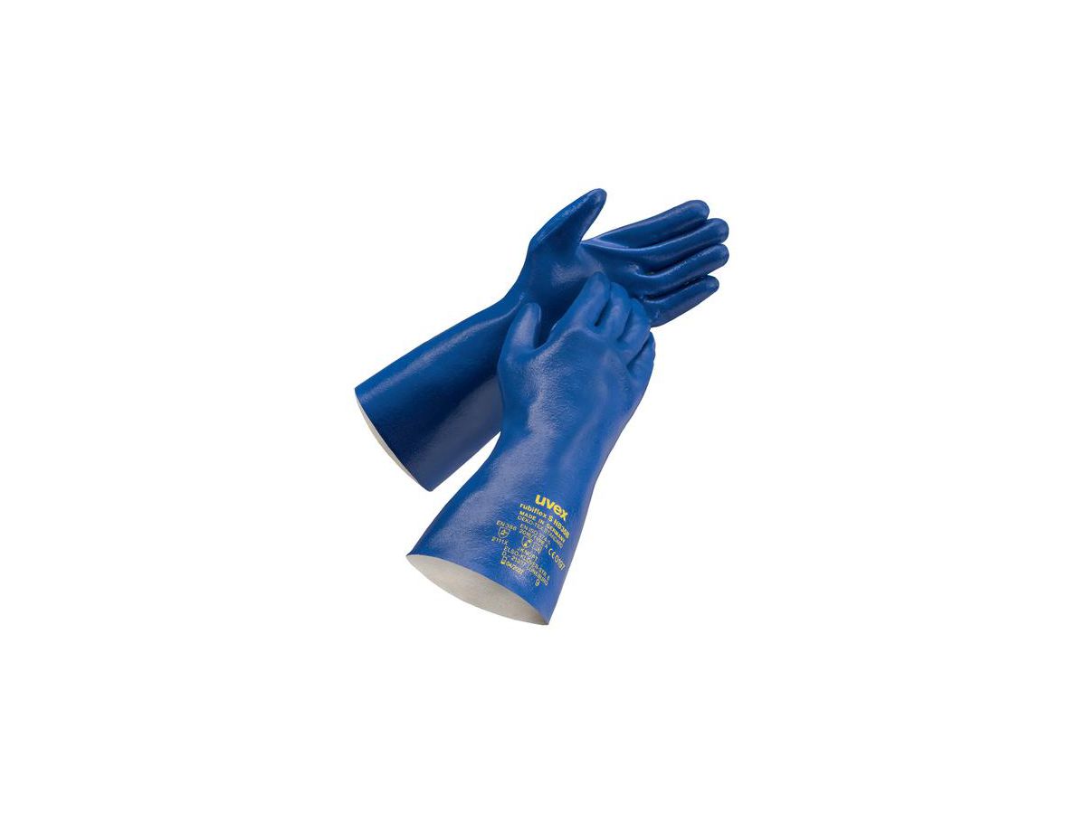 UVEX Chem.-Handschuh rubiflex S NB35B Gr. 11 Nitril blau, 6022.4