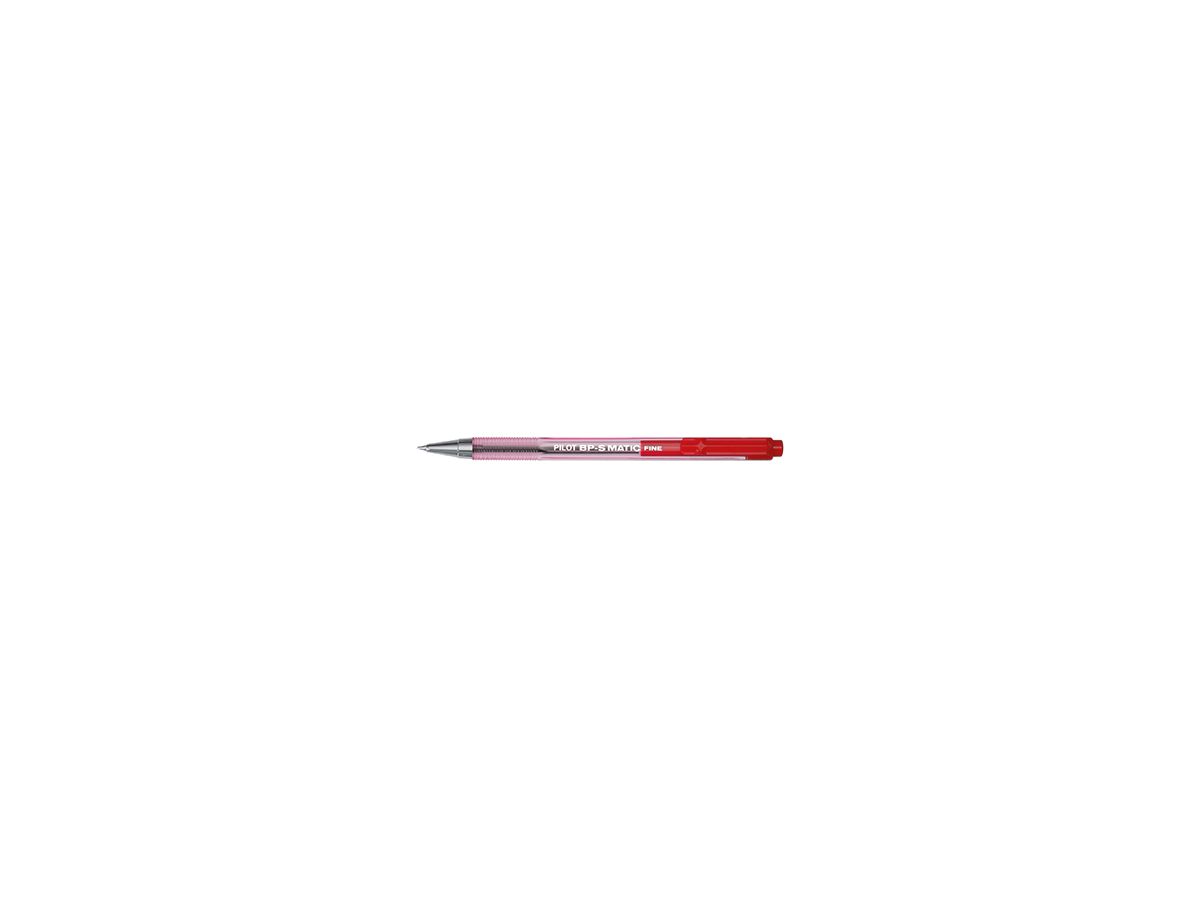 PILOT Kugelschreiber BP-S MATIC 2026002 F Druckmechanik rot