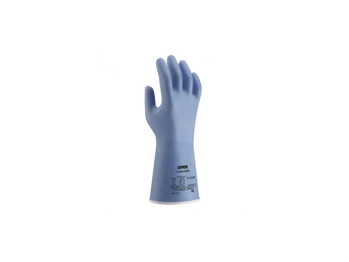 UVEX Chem.-Handschuh u-chem 3300 Nitril blau, 6097.1