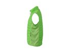 JN Mens Hybrid Vest JN1114 92%PES/8%EL, spring-green/silver,Gr. 2XL