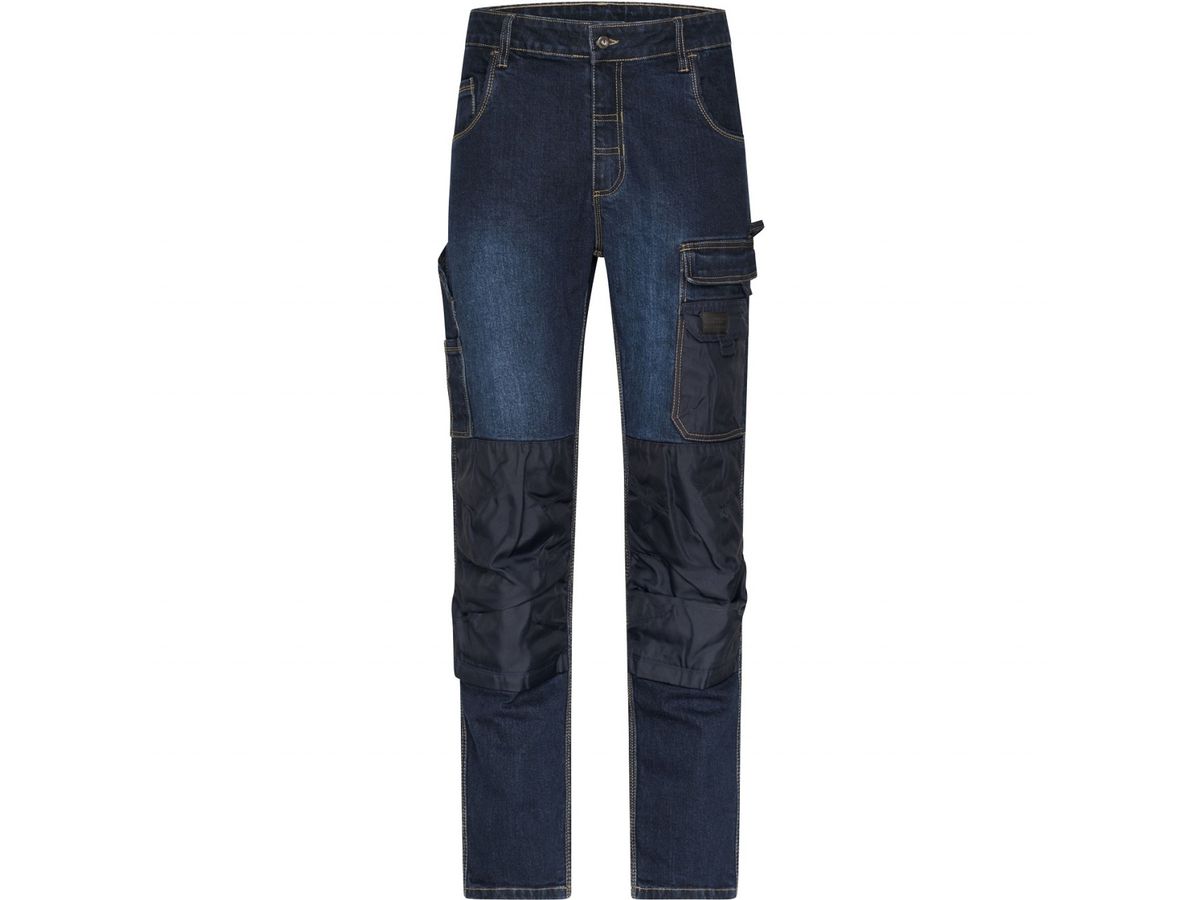 JN Workwear Stretch-Jeans JN875 blue-denim Gr. 64