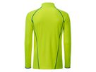 JN Men's Sports Shirt Longsleeve JN498 bright-yellow/bright-blue, Größe S