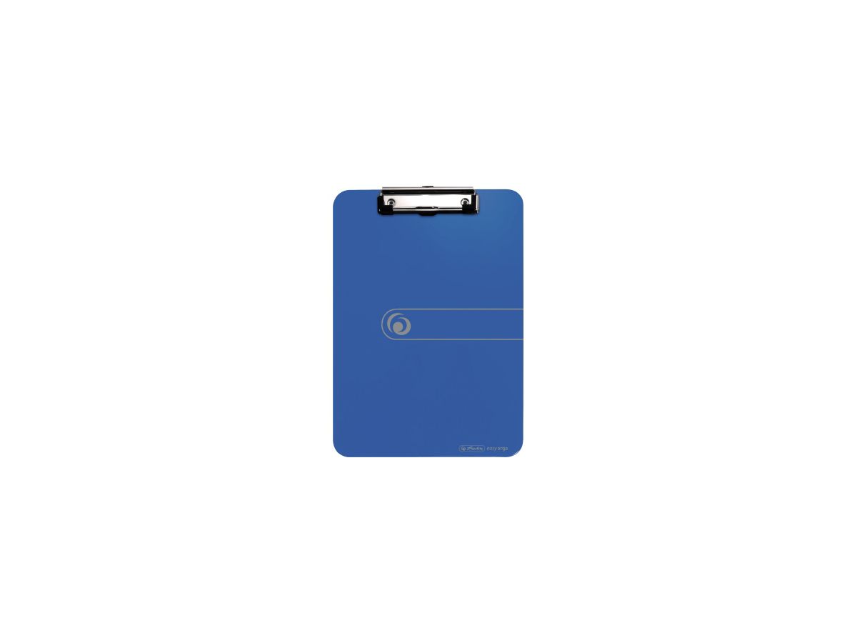 Herlitz Klemmbrett 11226396 DIN A4 PS opak blau