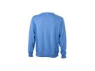 JN Mens V-Neck Pullover JN659 100%BW, glacier-blue, Größe S