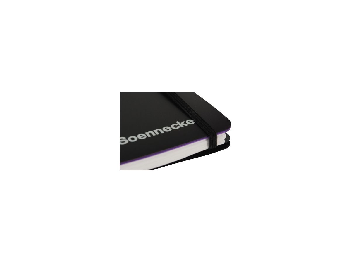 Soennecken Officebook 2352 DIN A4+ 90g 80Bl. Gummizug 3Register kar.