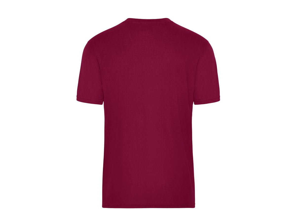 JN Herren Workwear  T-Shirt JN1808 wine, Größe L