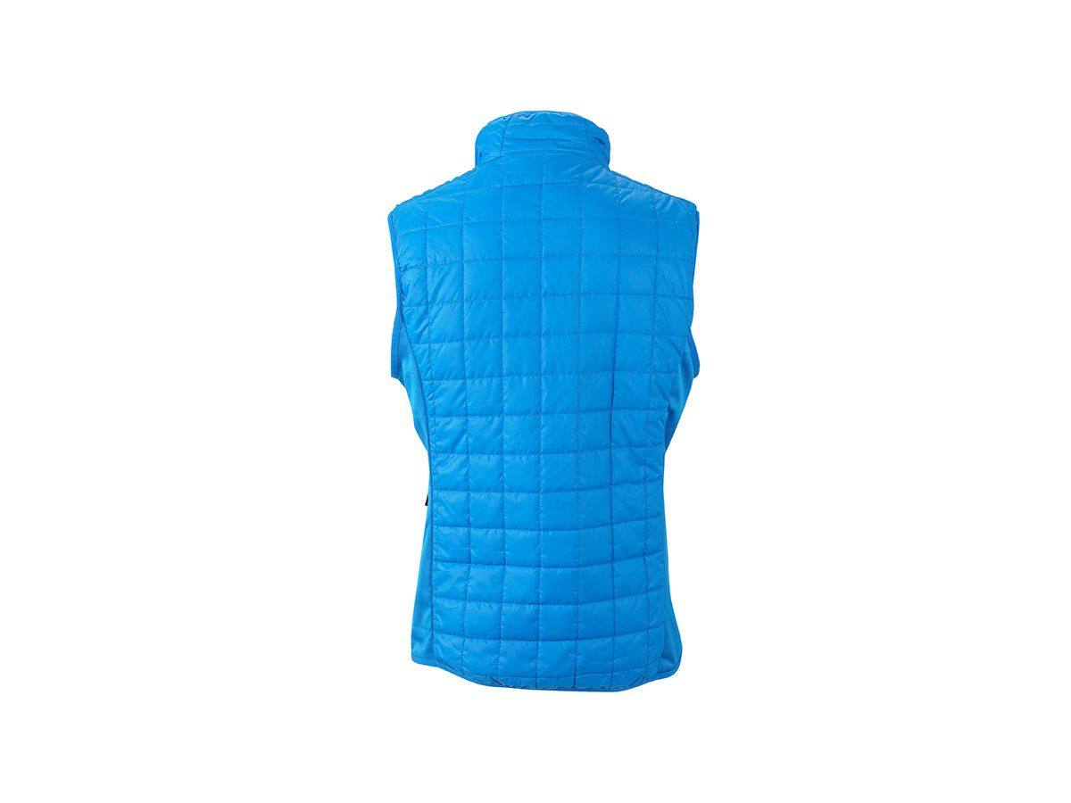 JN Mens Hybrid Vest JN1114 92%PES/8%EL, cobalt/silver, Größe L