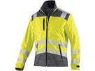 KÜBLER REFLECTIQ Softshell Jacke PSA 2 warngelb/anthrazit, Gr. L