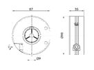 Spannvorrichtung TRIBOS AD6.65 1357071 SVP-MINI TRIBOS SPANNVORRICHTUNG