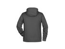 JN Men's Hoody 8024 graphite, Größe XL