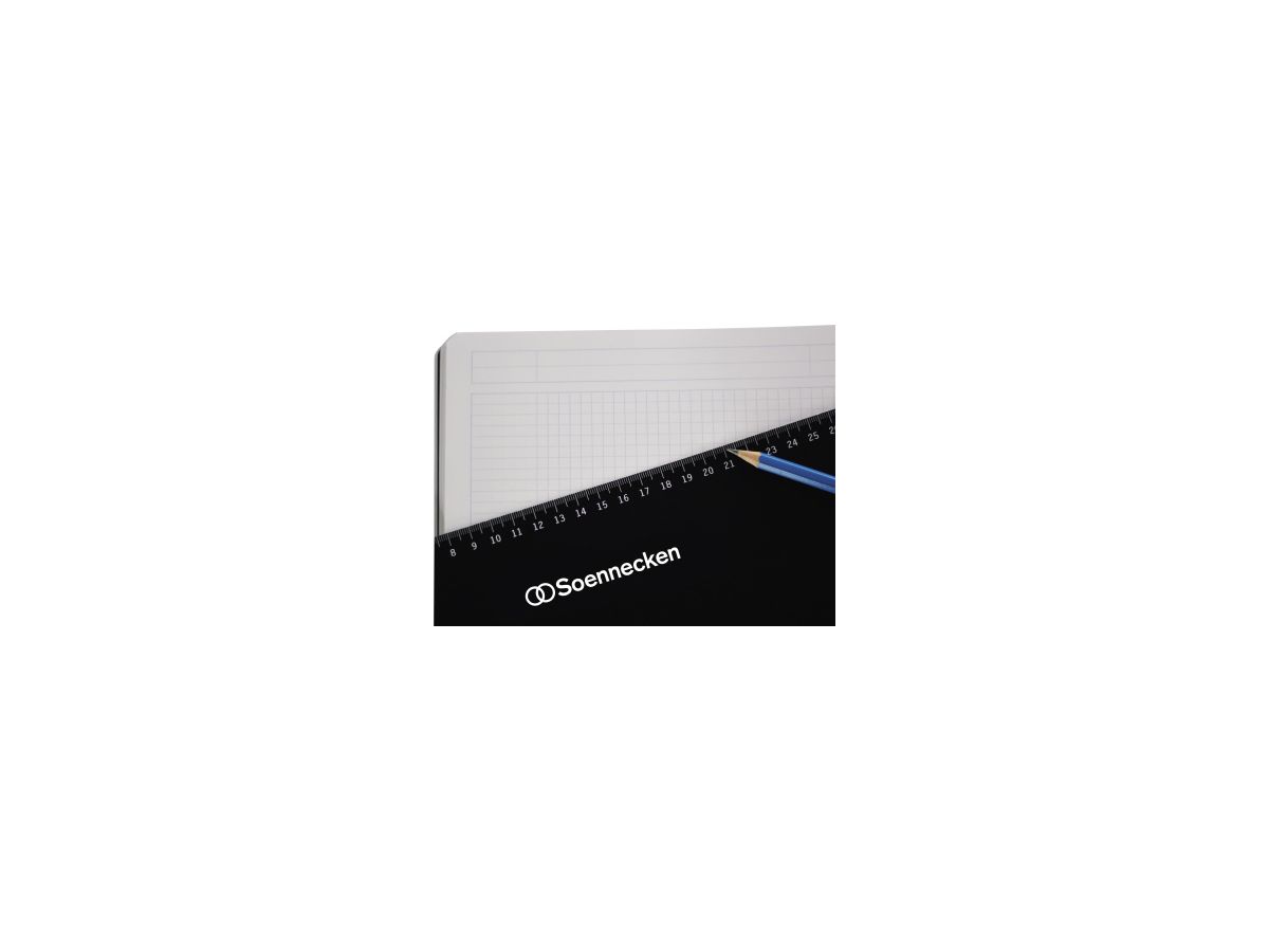 Soennecken Officebook 2353 DIN A4+ 90g 80Bl. Lineal/Lesezeichen kar.