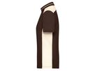 JN Ladies' Workwear Polo - COLOR - JN857 brown/stone, Größe M