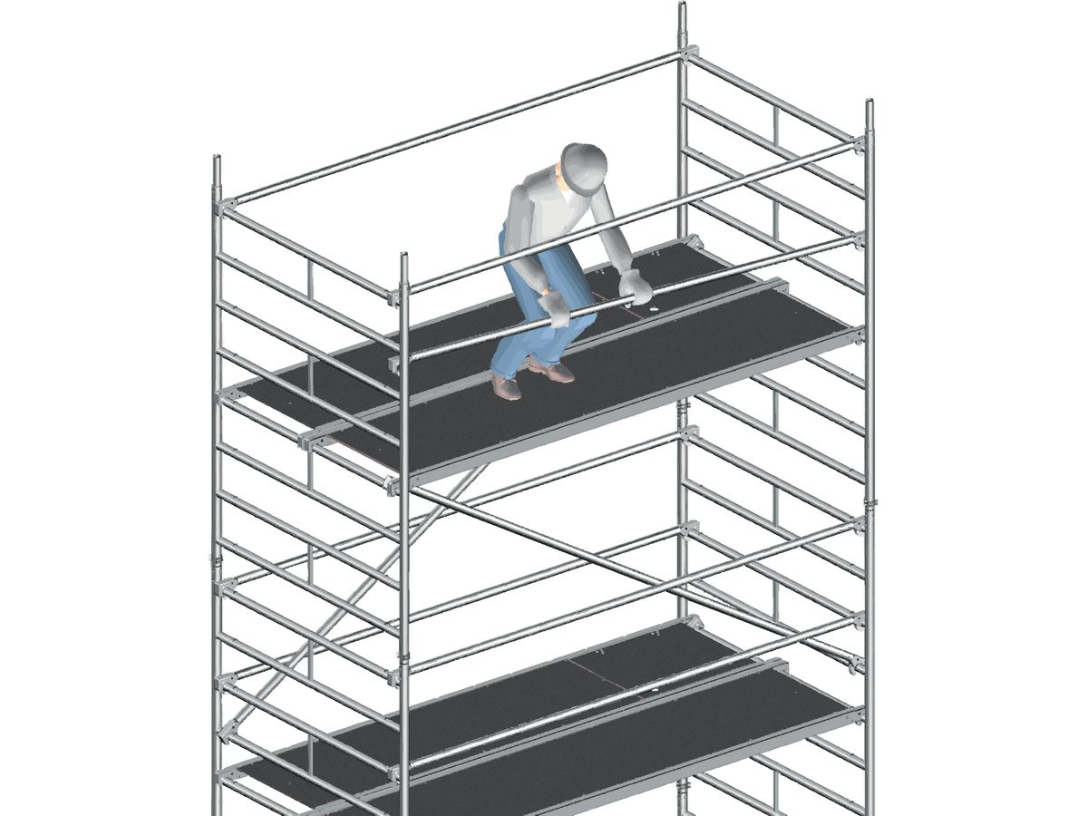 Uni-Breit-Gerüst P2 Arbeitshöhe  3,5m