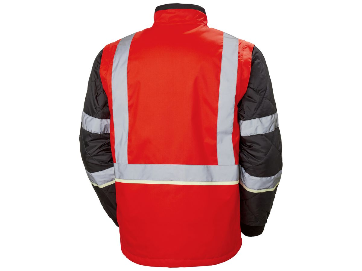 HELLY HANSEN UCME Ins Jacke 73185 Gr. 4XL HI VIS RED/EBONY