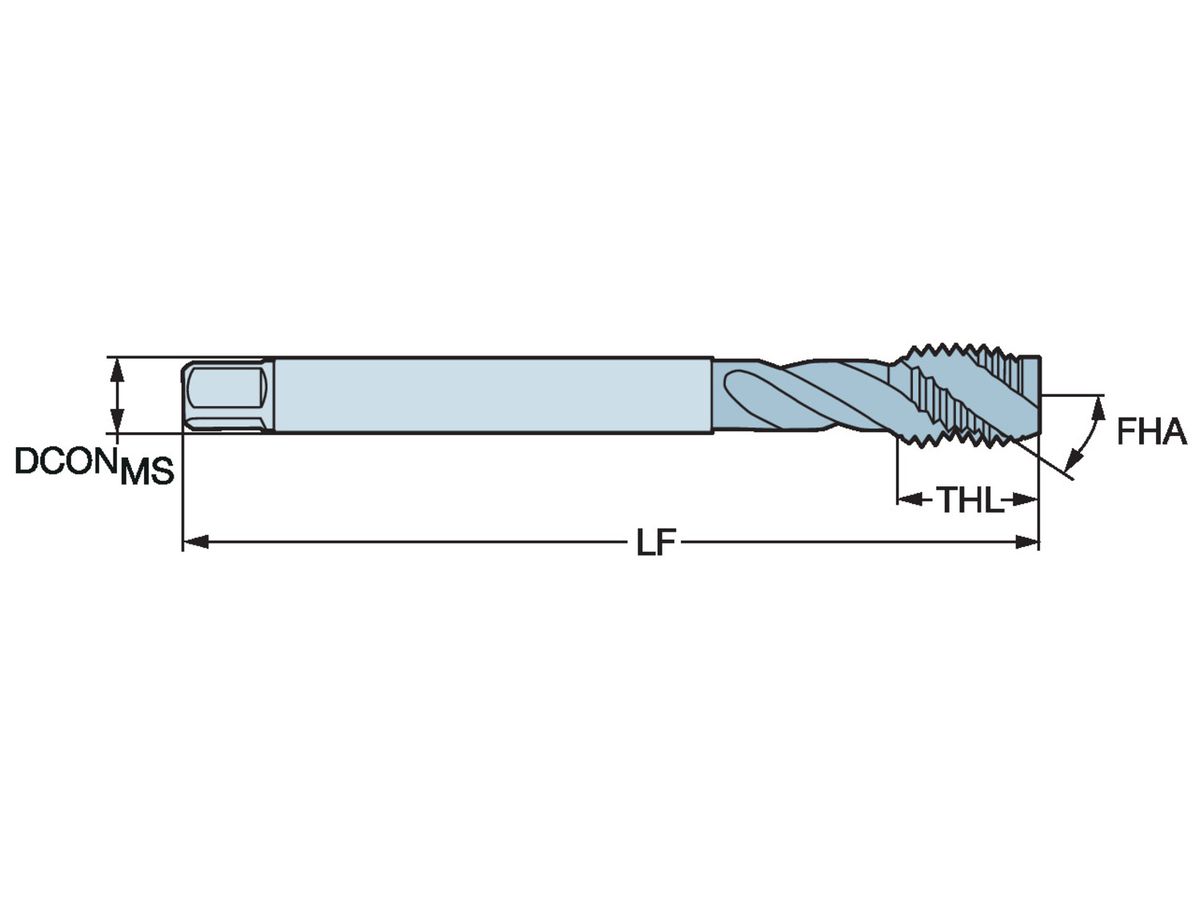 COROMANT CoroTap 300 spiralgenuteter