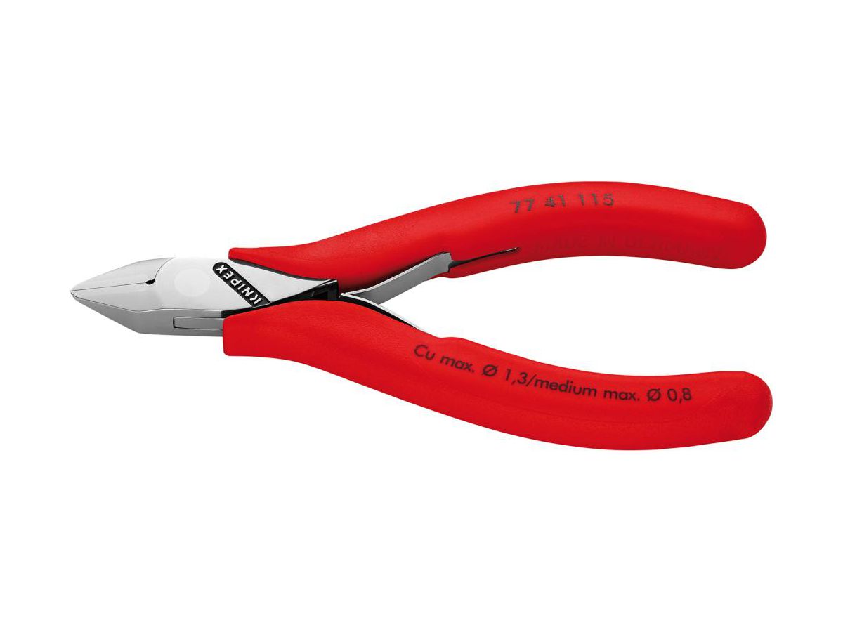 KNIPEX 77 41 115 Elektronik- Seitenschneider mit Mehrko. 115 mm