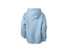 JN Hooded Sweat Junior JN047K 80%BW/20%PES, light-blue, Größe XL