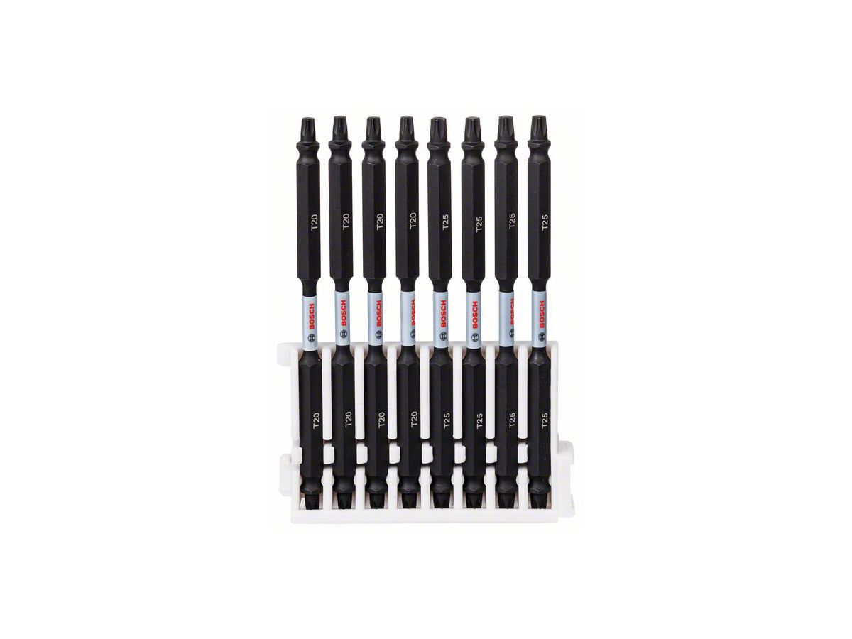 BOSCH Impact Bit Doppelklingen-Set T20 4ST/T2, 4-teilig