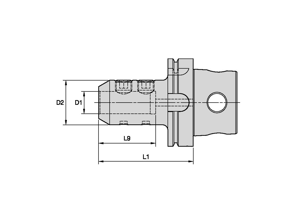 KM SYSTEMS KM4X100EM025300 EM ZYLINDERSCHAFTAUFNAHME INCH KM4X100