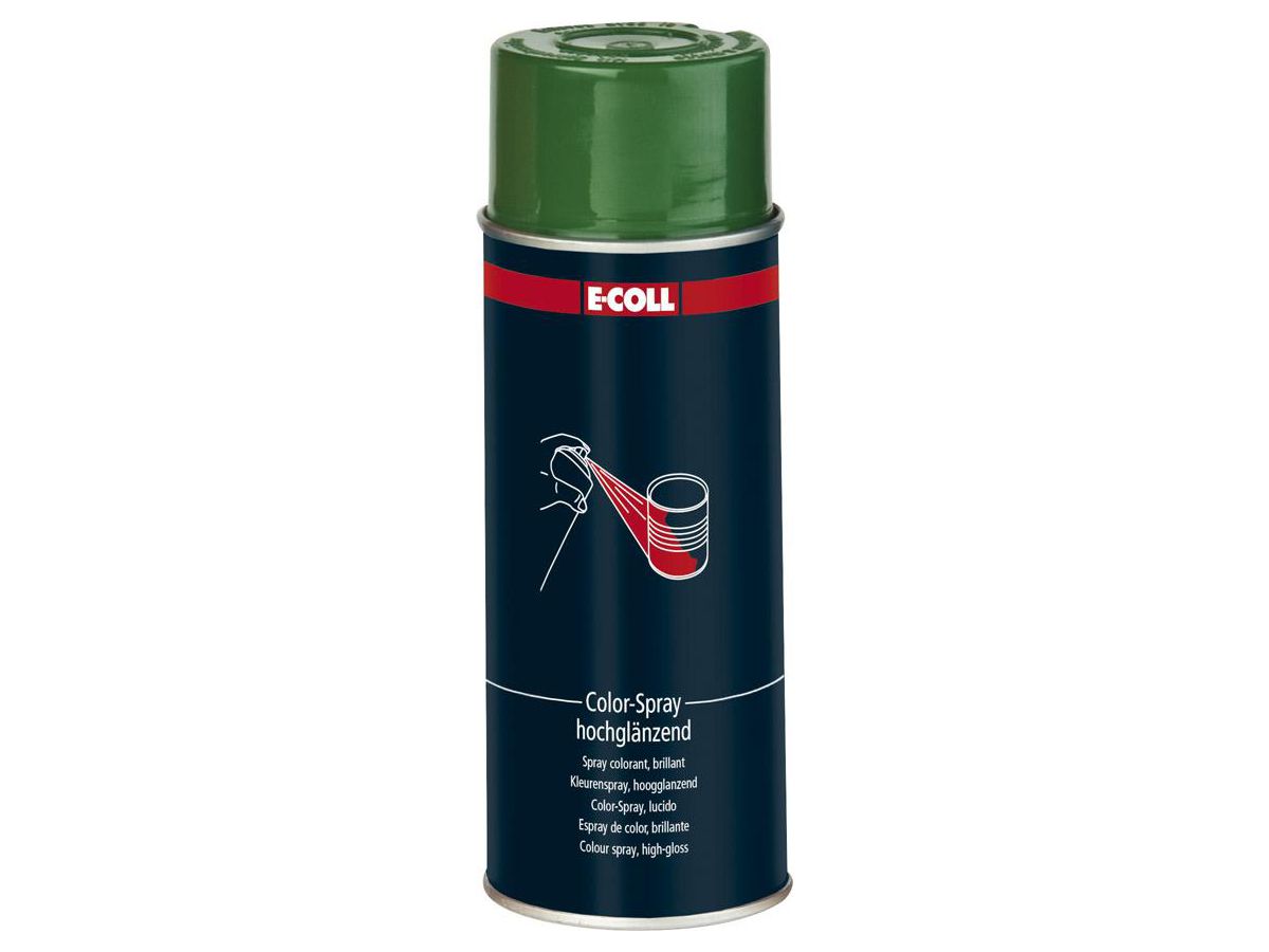 E-COLL Color-Spray, 400 ml Spraydose RAL6005 moosgrün, glänzend