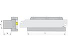 Cut-base holder GH25-32 FORMAT