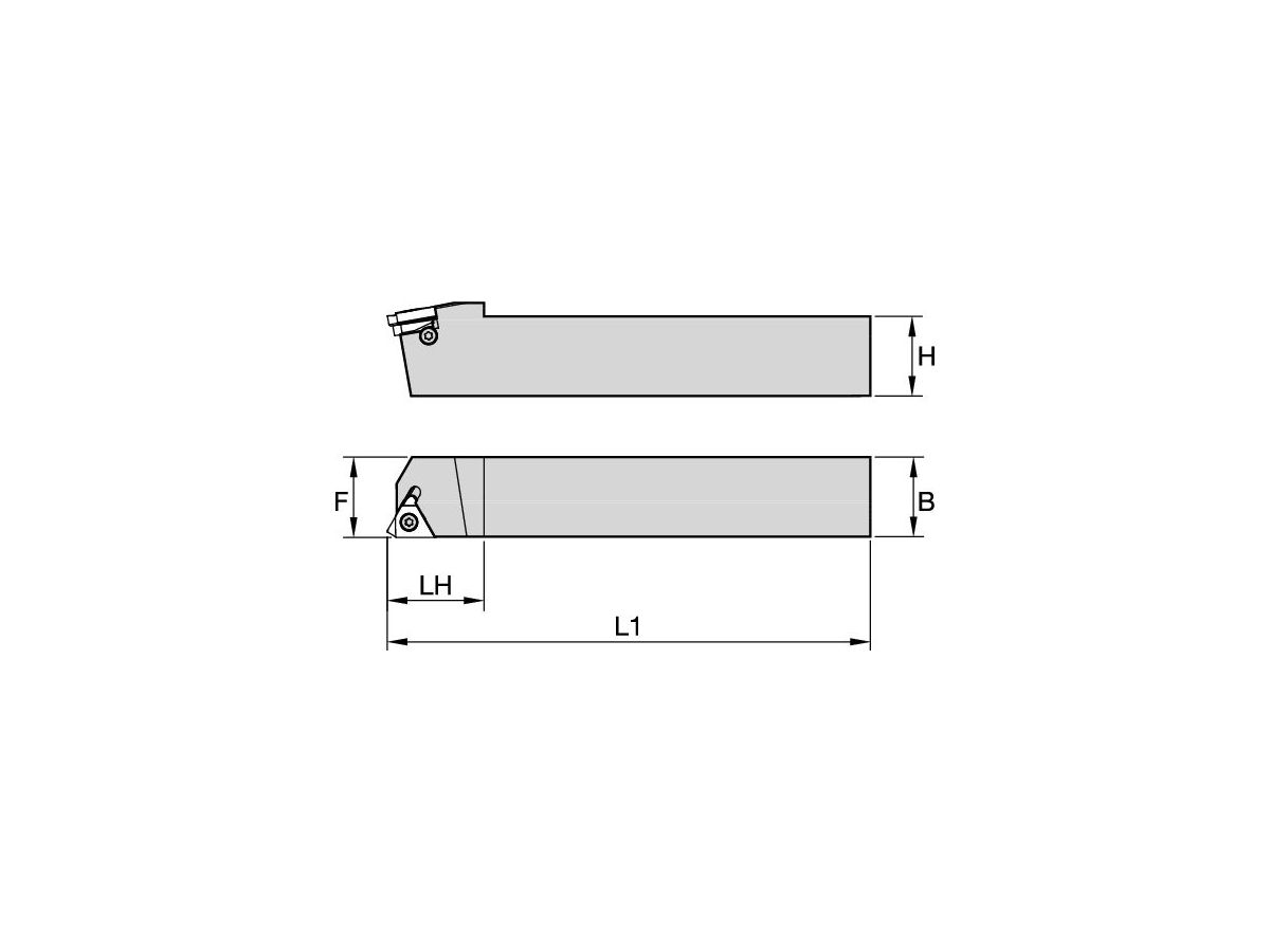 KENNAMETAL LSASL163 LT KLEMMHALTER GEWINDE W1.00 L6.00