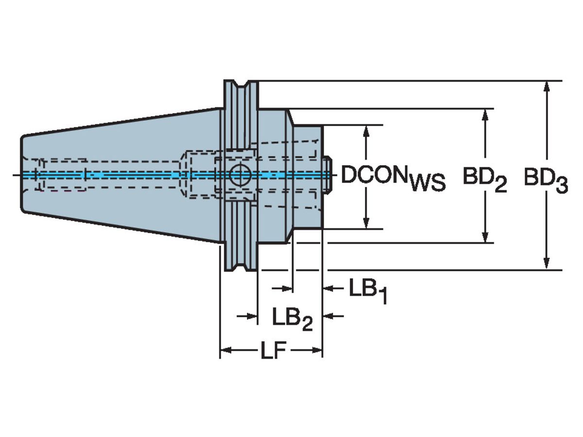 COROMANT CAT-V für Capto Adapter C10-A390.45-60050